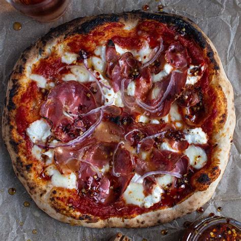Hot Honey Pizza with Prosciutto and Ricotta - Vindulge
