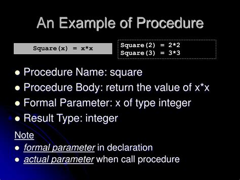 What Is a Procedure 的图像结果