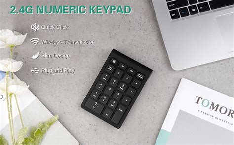 Amazon.in: Buy Wefly Wireless 18-Key Numeric Keypad Compact Number Pad ...