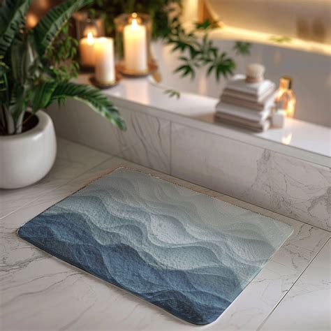 Trending Blue Bathroom Floor Mats For Modern Homes