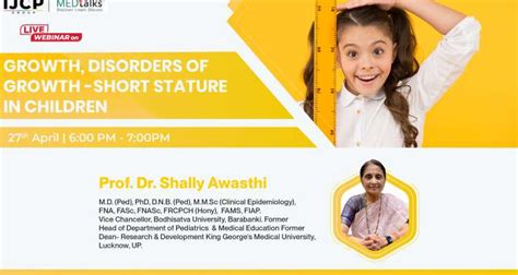 Growth, Disorders of Growth -Short Stature in Children | Live Webinar ...