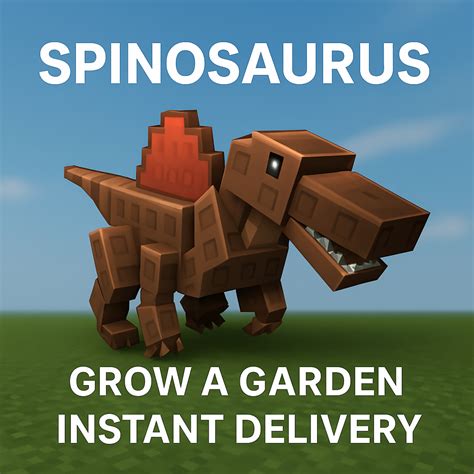 Spinosaurus (⚆⚆) | Grow a Garden ( ‿ ) | Instant Delivery (ง •̀•́)ง ...