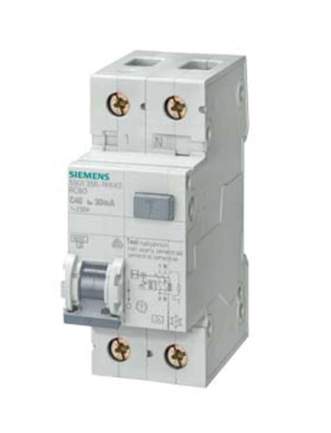 5SU1356-6KK40 Siemens | Siemens RCBO, 40A Current Rating, 2P Poles ...