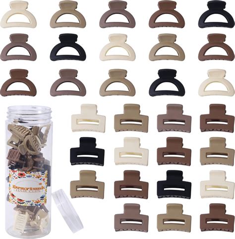 Amazon.com : Small Claw Hair Clips for Women Girls - Mini Hair Clips ...