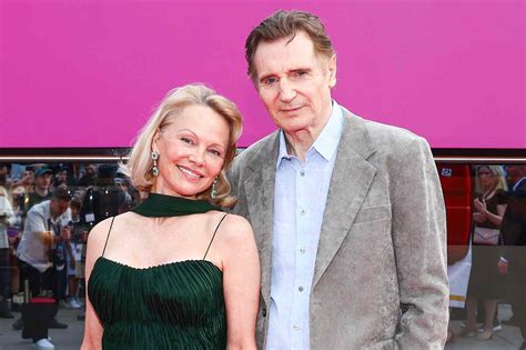 Pamela Anderson Says She and Liam Neeson Watched 'Naked Gun' Alone Together