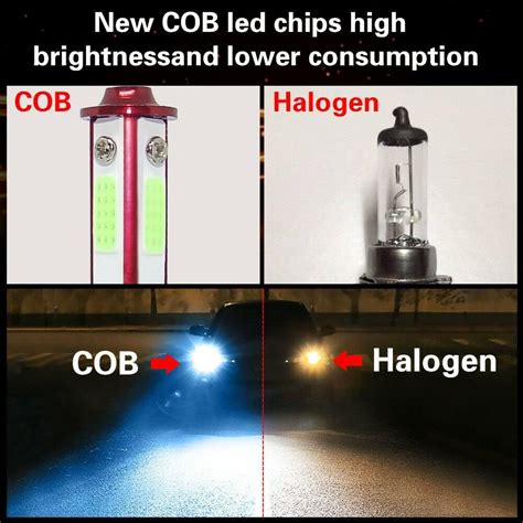 Buy StoneBanks H11 LED Headlight Bulbs Hi/ Lo Beam H8 H9 Fog Light ...