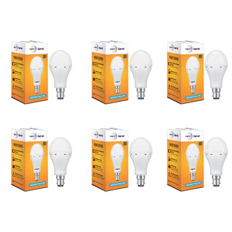 Buy wipro Garnet 15w LED Emergency Bulb | Cool Day White (6500K) | B22 ...
