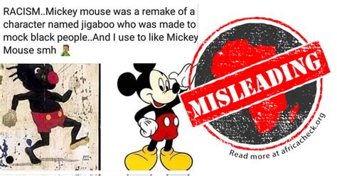No, Mickey Mouse wasn't based on racist parody called 'Jigaboo' - but ...