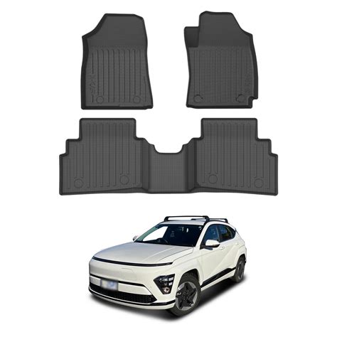 3D Floor Mats for Hyundai Kona 2023-2025 All-Weather Car Liners | X-CAR