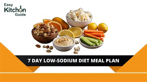 7-Day Low-Sodium Diet Meal Plan - Easy Kitchen Guide