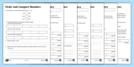 Identify the Number Pattern Worksheet | Math Resource