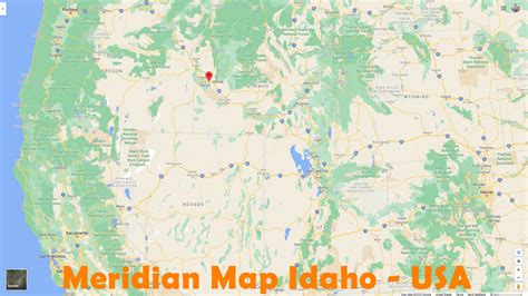 Meridian idaho Map - United States