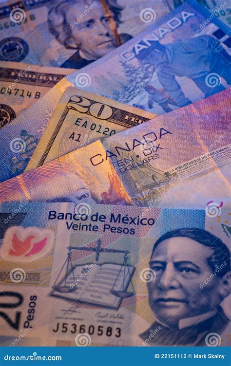 North American Currency stock photo. Image of canadian - 22151112