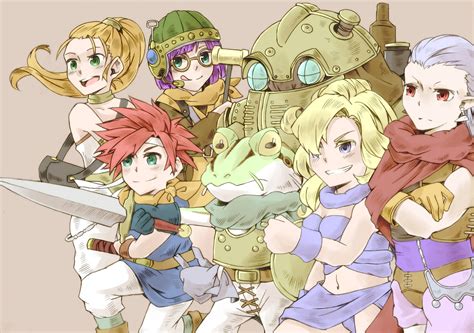 lucca ashtear, crono, marle, ayla, robo, and 2 more (chrono trigger ...