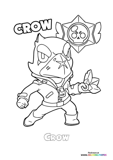 Brawl Stars Coloring Pages - Molon Printable