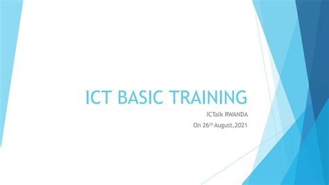 Basic ICT Training 的图像结果
