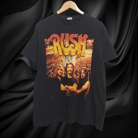 Rush Band Tee 2010 Black Shirt Mens Size... - Depop