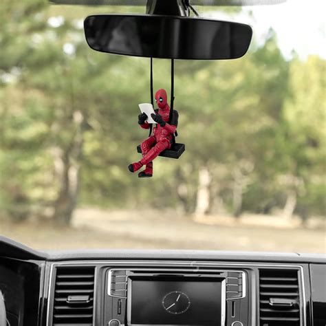 Amazon.com: Joker Car Hanging Accessories, Clown Car Mirror Hanging Accessories Cool Car ...