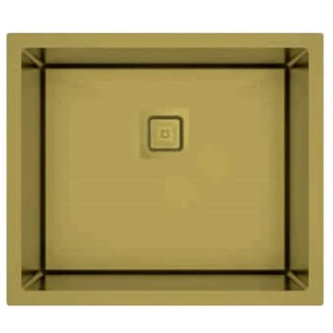 Carysil Micro Radius R10 Single Bowl PVD Gold Kitchen Sink 31"x17"x8 ...