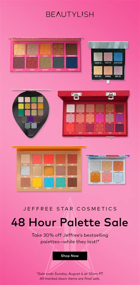 30% off all Jeffree Star Palettes on Beautylish! : r/jeffreestarcosmetics