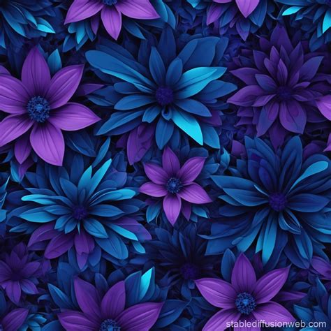Randomized Dark Blue Purple Pattern | Stable Diffusion Online