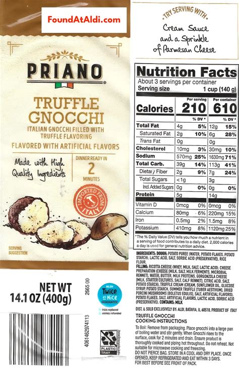 Priano Truffle Gnocchi