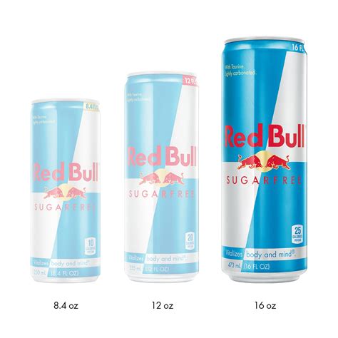 Red Bull Energy Drink, Sugar Free, Sugarfree, 16 fl oz (12 Count): Buy ...