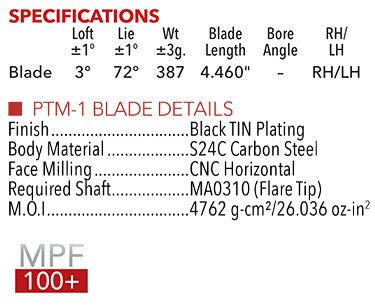 Maltby PTM-1 Putter (Left-Hand, 35")