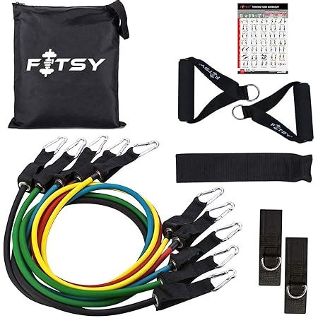 LAFILLETTE Resistance Bands Set, Exercise Bands with Door Anchor ...
