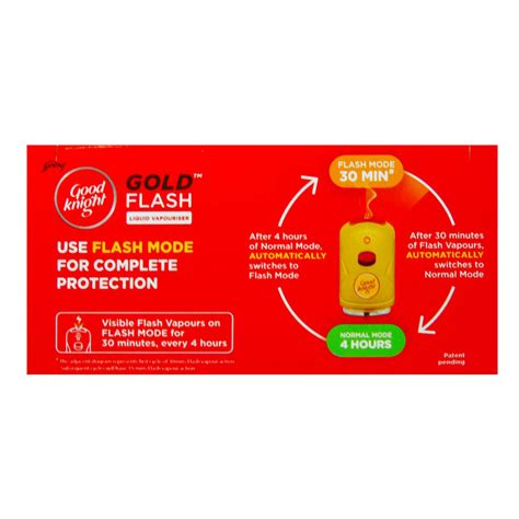 Good Knight Gold Flash Machine + Refill, 1 Kit Price, Uses, Side ...