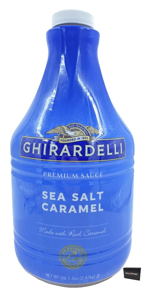 Ghirardelli Sea Salt Caramel Flavoring Sauce | Kosher | 64 oz ...