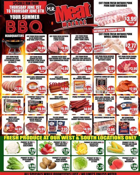 M.R. Meat Market Flyer June 1 to 8