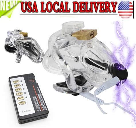 Unbranded Lockable E-stim Shock Chastity Cage Belt for Men India | Ubuy