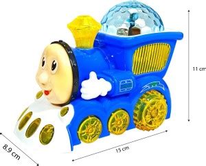 KiddyBuddy Toy Train Engine Car with Battery-Powered Lights, Sounds and ...