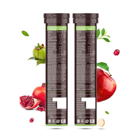 Buy VEGAN GREENS APPLE CIDER VINEGAR WITH GARCININA, POMEGRATE, GREEN ...