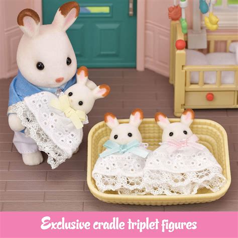Buy Calico Critters Hopscotch Rabbit Family Celebration Set Dolls, 35th ...
