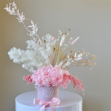Dried Flower Arrangements Sydney Delivery - Preserved Flowers in a Vase