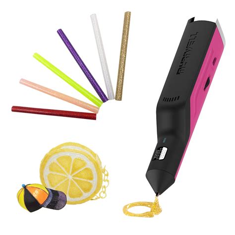 myriwell 3D hot Glue Gun Pen USB Wire RS-100A Normal Version (Red ...