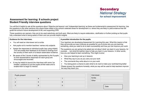Student Interview Questions 的图像结果