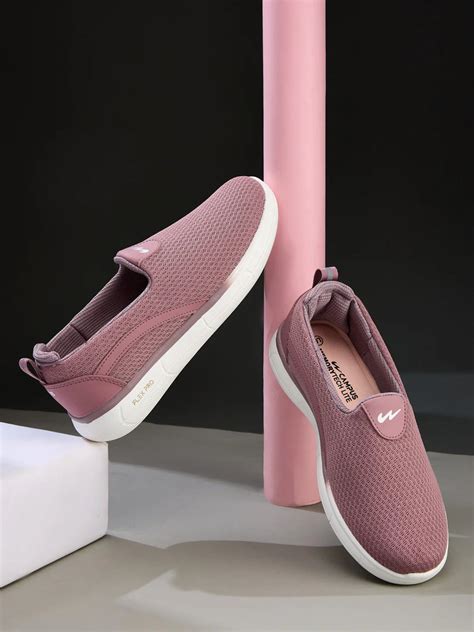 CRAZE Mauve Women's Walking Shoes – Campus Shoes