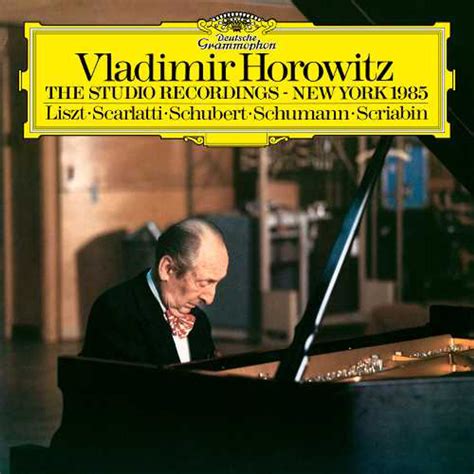 Vladimir Horowitz, Liszt*, Scarlatti*, Schubert*, Schumann*, Scriabin ...