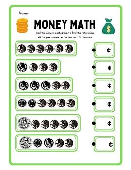 Coin Math Sheet 的图像结果