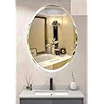 Buy MERKEZI ART Oval Shape Decorative Wall Mirror for Bathroom, Living ...