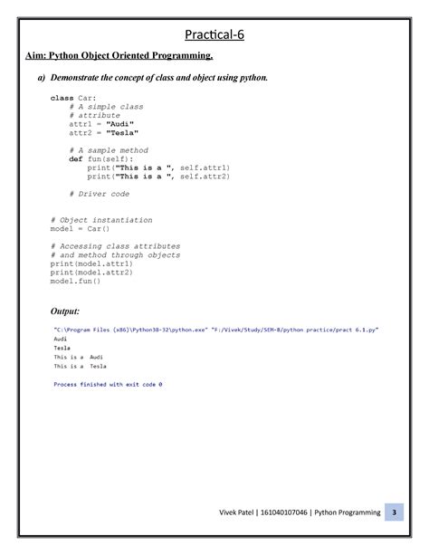 Practical-6 - Python Programming Practical - Practical- Aim: Python ...