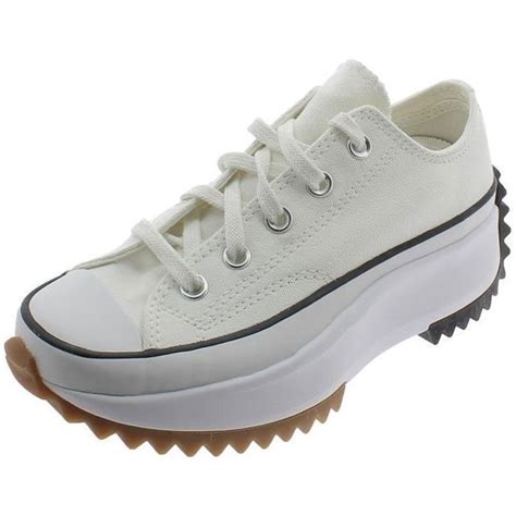 Converse run on sale star blanche
