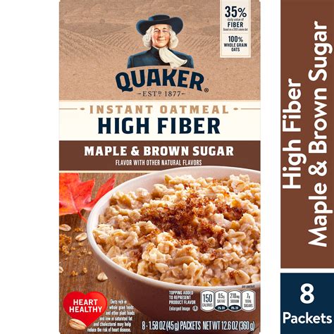 Quaker Instant Oatmeal Packet Nutrition Info | Besto Blog