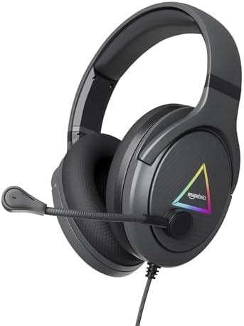 Circle Aura Warrior Wired Gaming Over-Ear Headphones, 3D RGB Headband ...