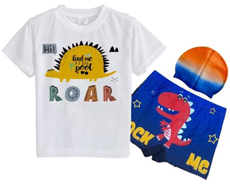 Swimming Costume for Kids Boys and Girls | 3 Piece Swimsuit for Kids ...