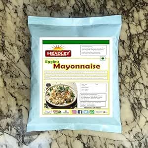 HEADLEY® Eggless Mayonnaise (1000 g) I Veg Mayonnaise I 100% Vegetarian ...