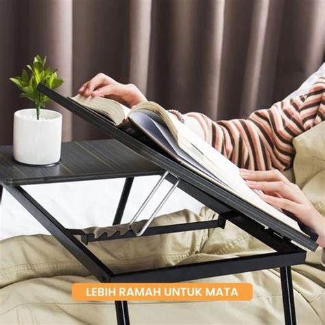 Jual Meja Laptop Lipat Foldable Desk Zoomer / Meja Belajar Serbaguna ...